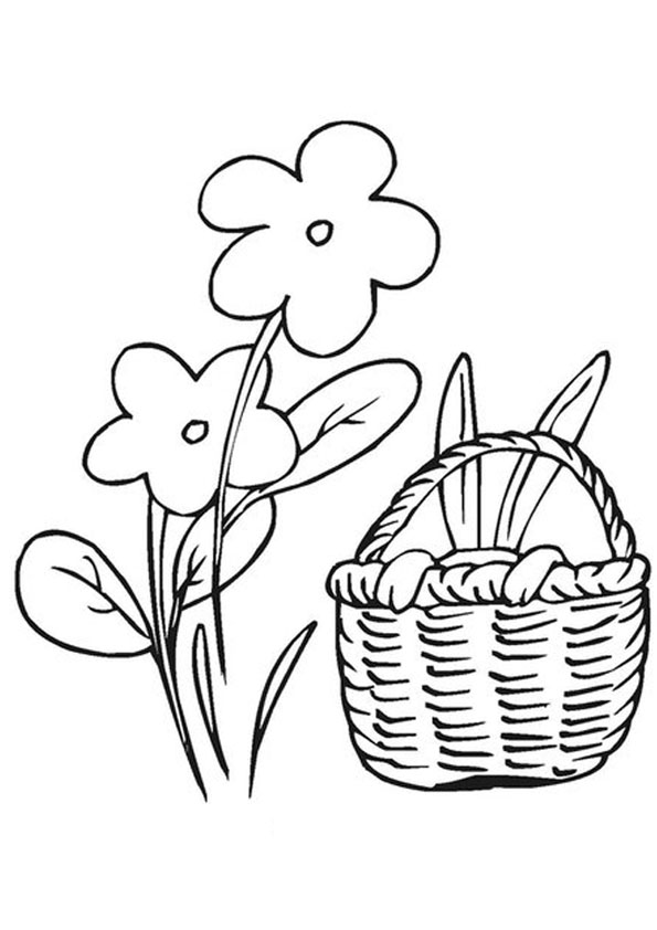 Coloring pages happy spring coloring page