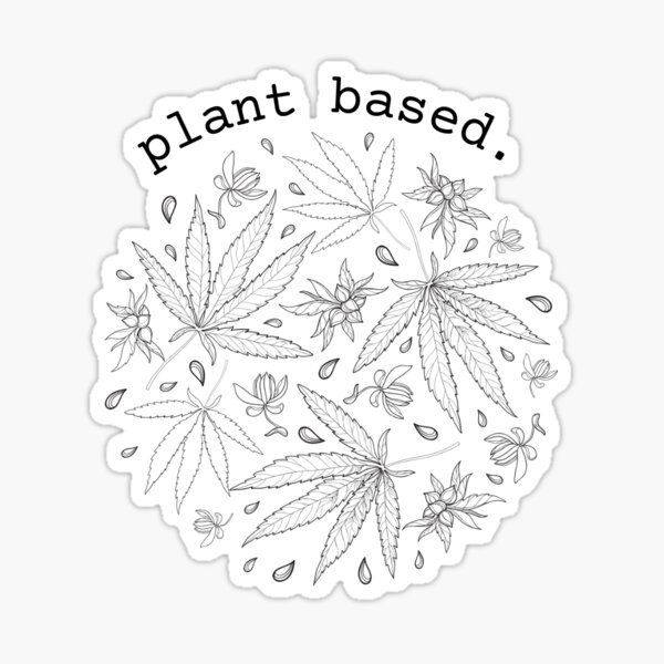 Cannabased sticker for sale by hartfeltdesign