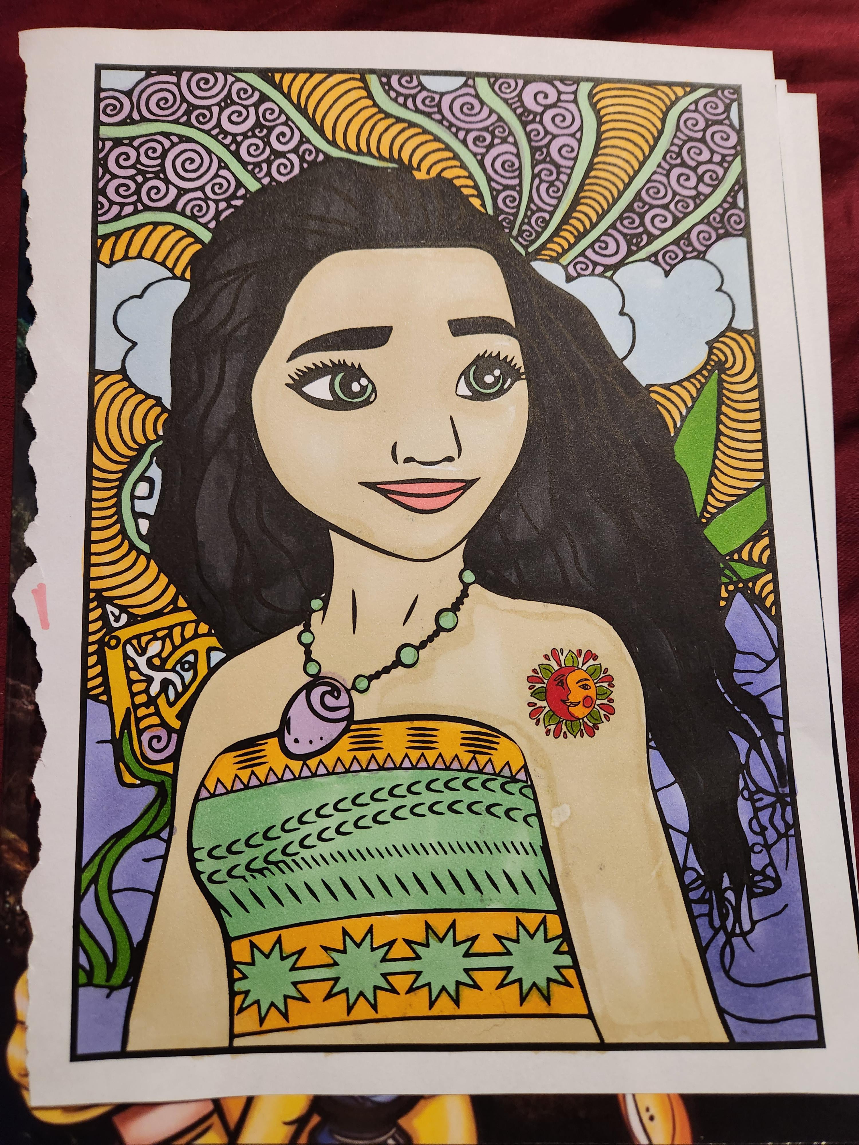 Stoner princess coloring book with alcohol markers rcoloringbookspastime