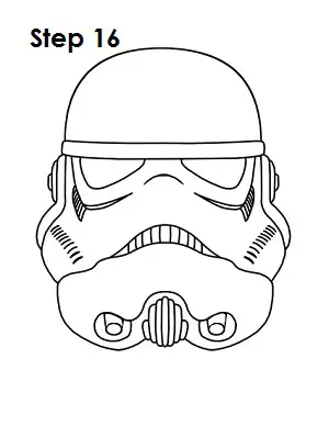 How to draw a stormtrooper