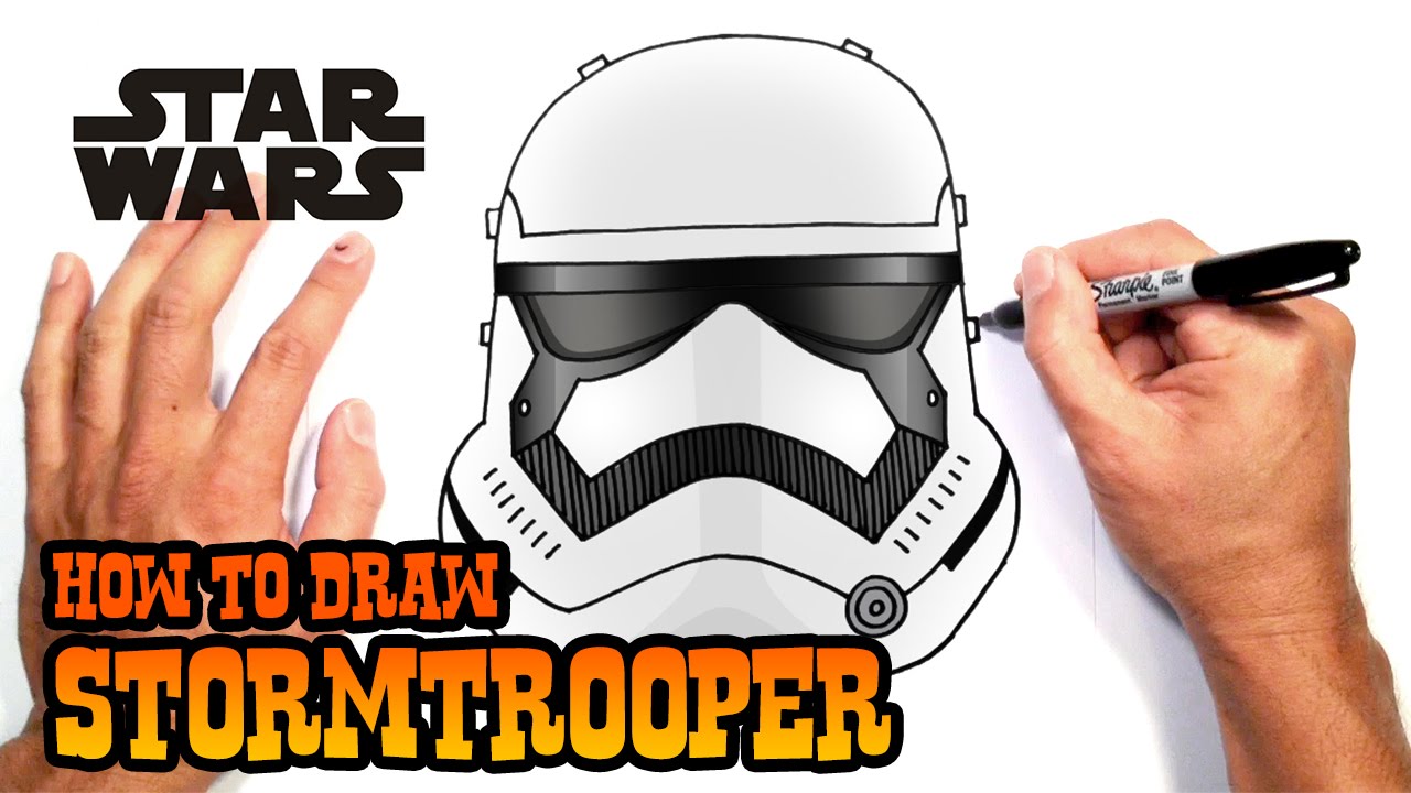 How to draw star wars stortrooper