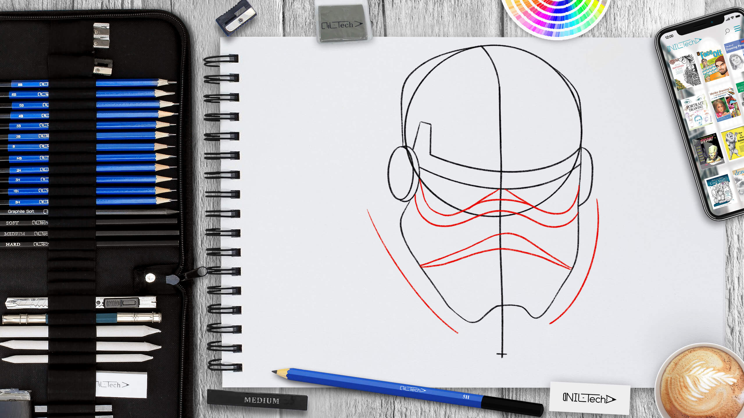 How to draw stormtrooper nil tech