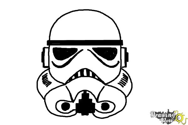 How to draw a stormtrooper