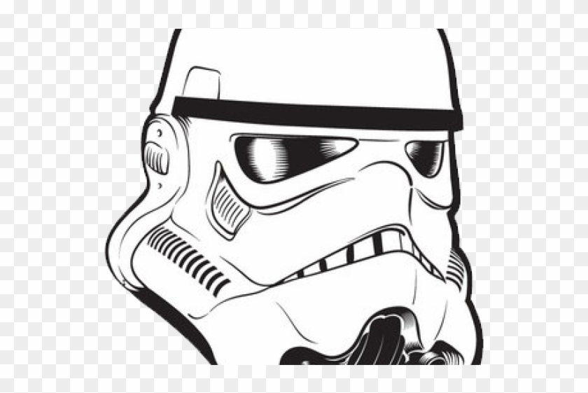 Drawn helmet stormtrooper