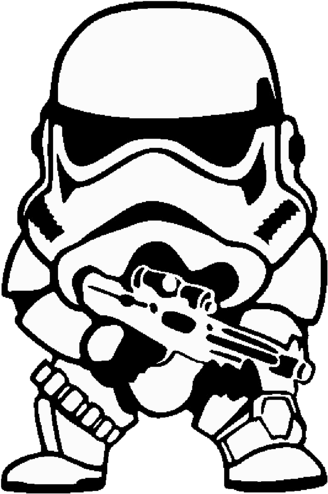 Stormtrooper clipart library chibi yoda drawing star