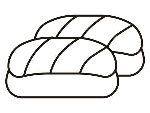 Sushi coloring page free printable coloring pages