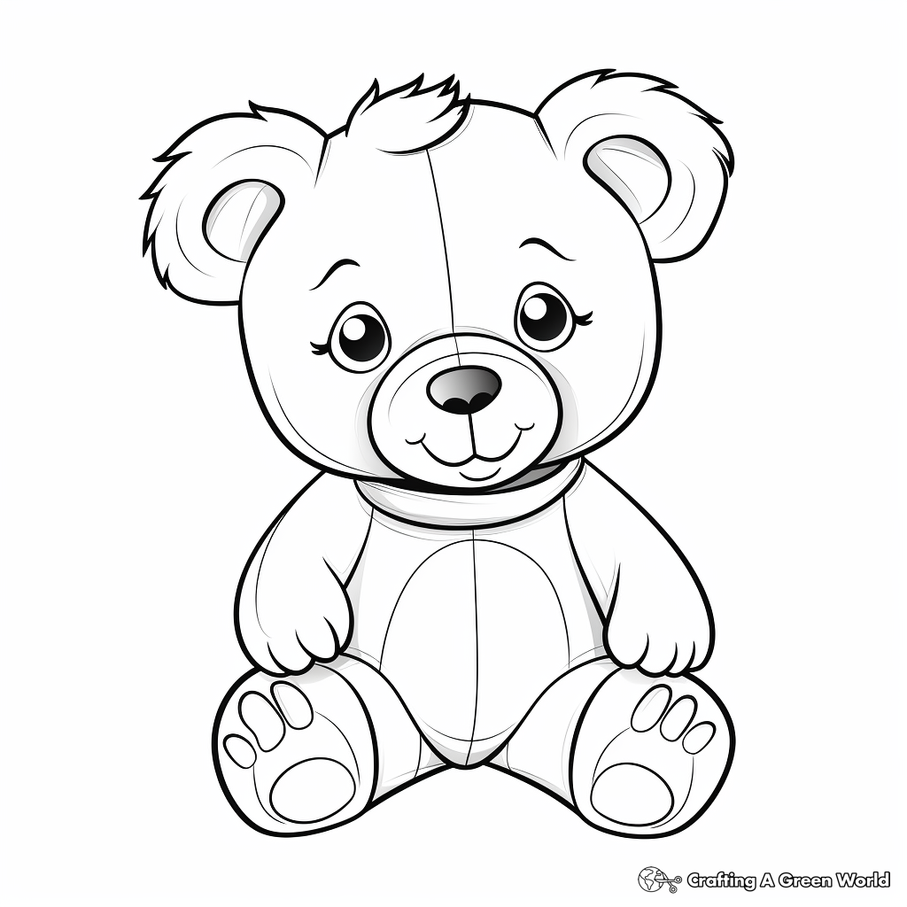 Brown bear coloring pages