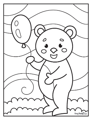 Bear coloring pages