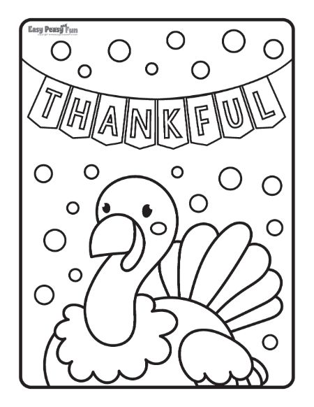 Printable thanksgiving coloring pages many free printables