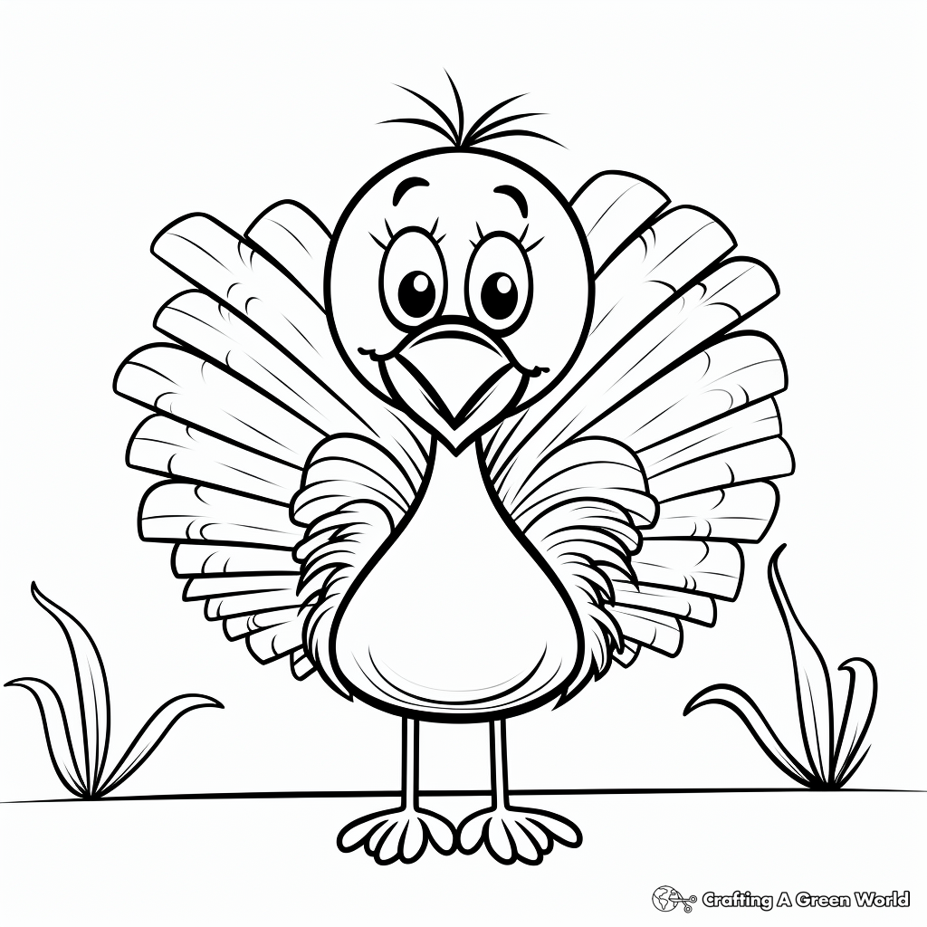 Easy thanksgiving coloring pages