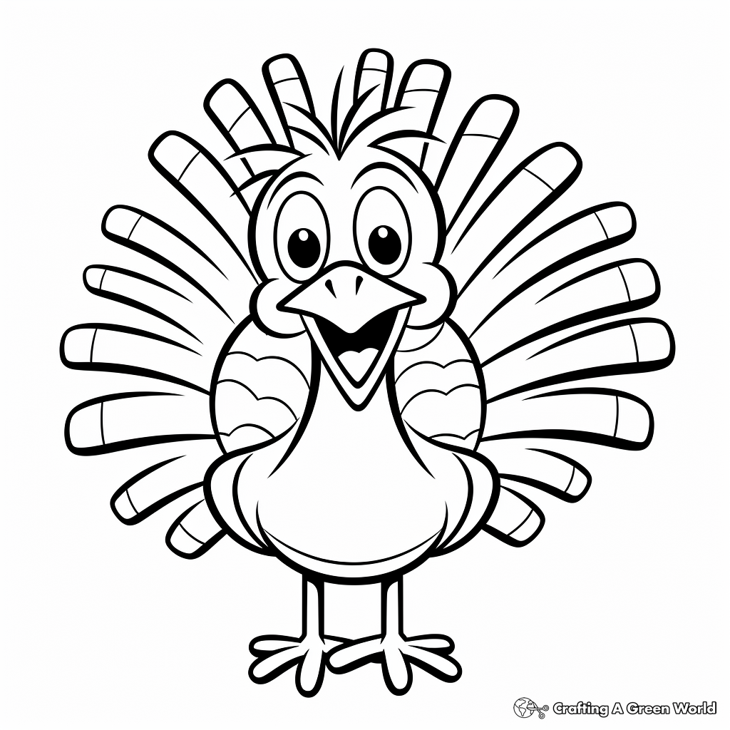 Easy thanksgiving coloring pages