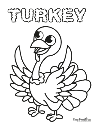 Turkey coloring pages