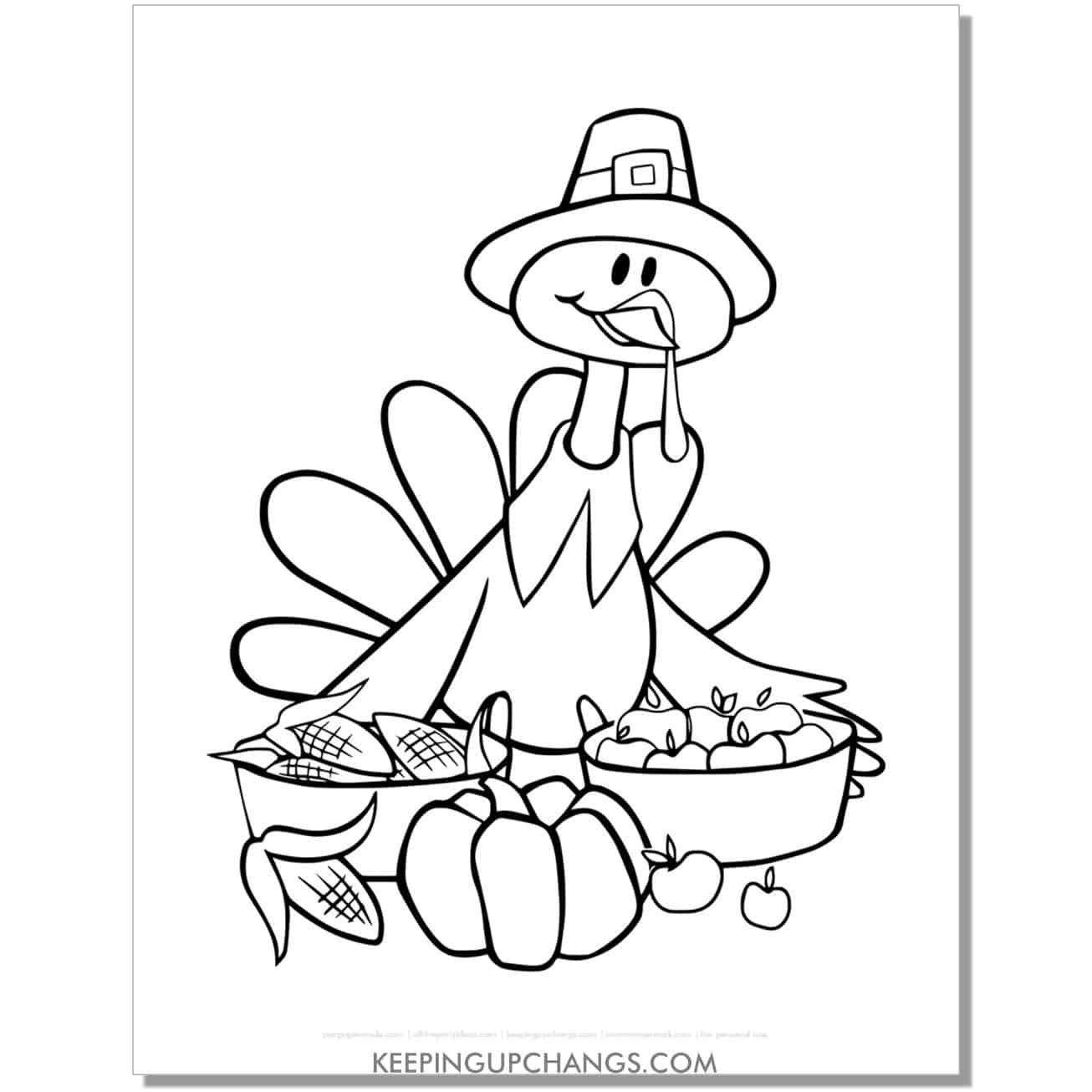 Free thanksgiving coloring pages sheets most popular printables