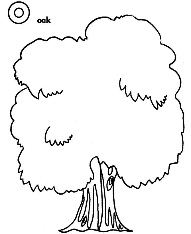 Free printable tree coloring pages for kids