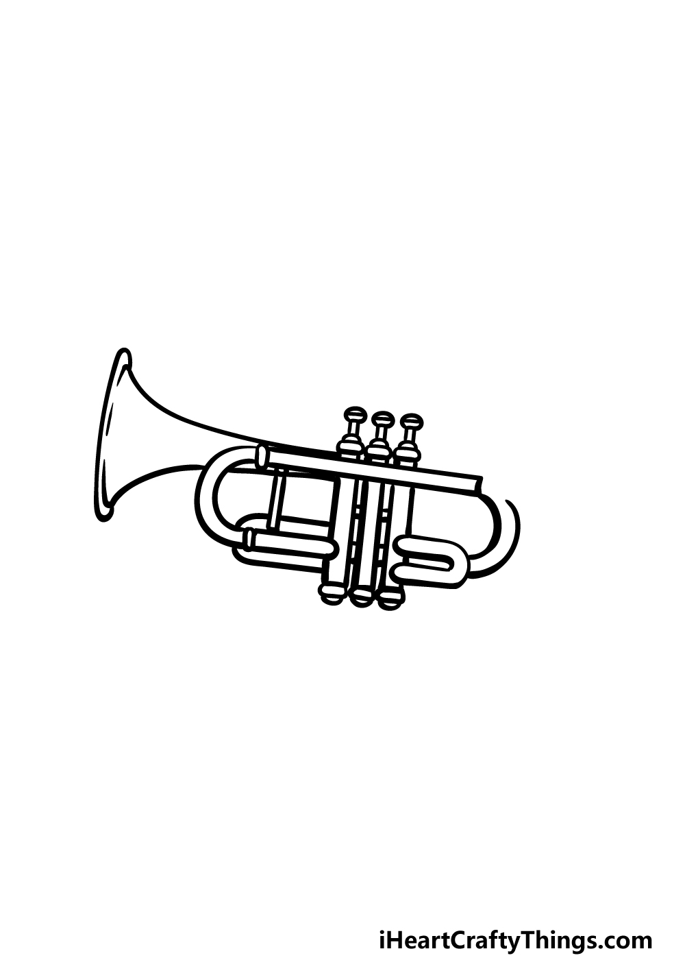 Trumpet drawing