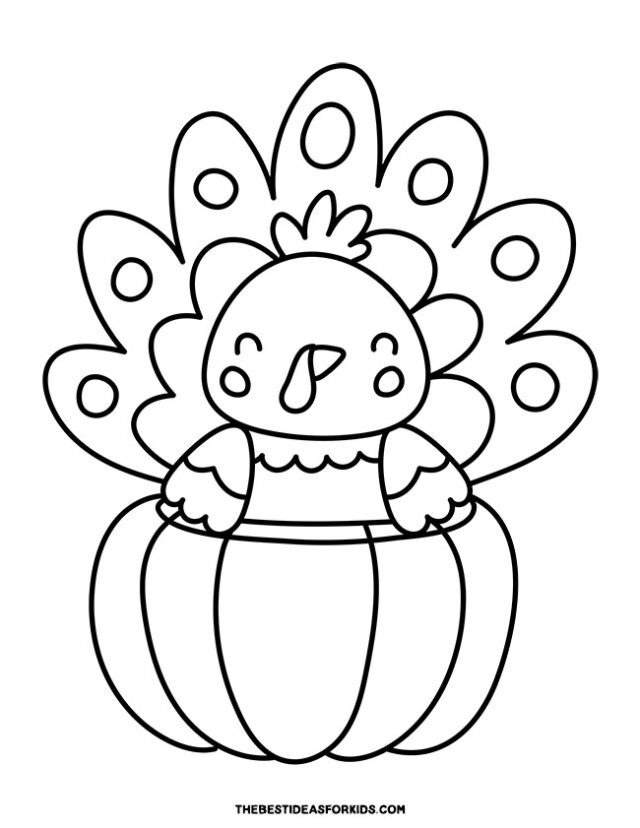 Turkey coloring pages free printables