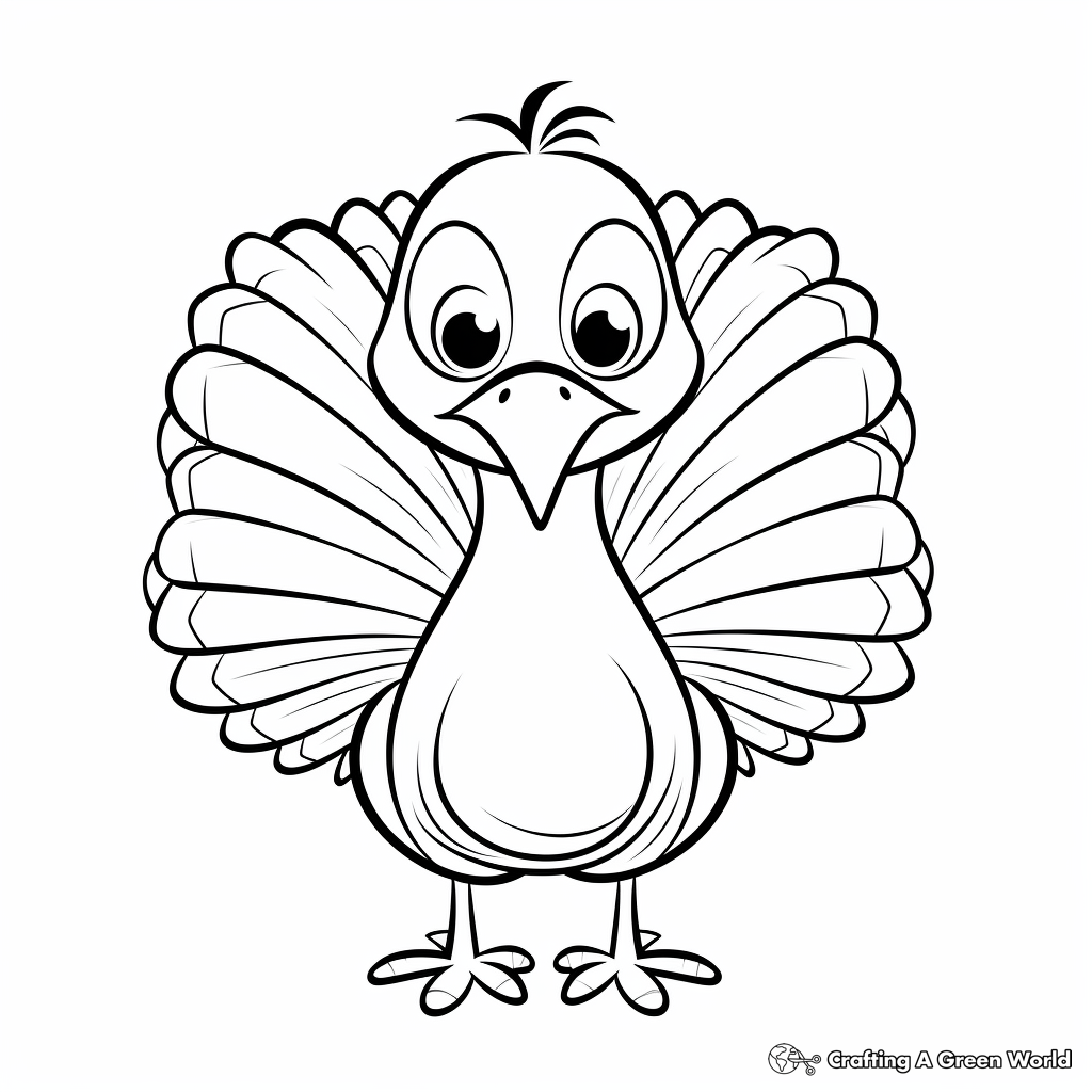 Easy thanksgiving coloring pages