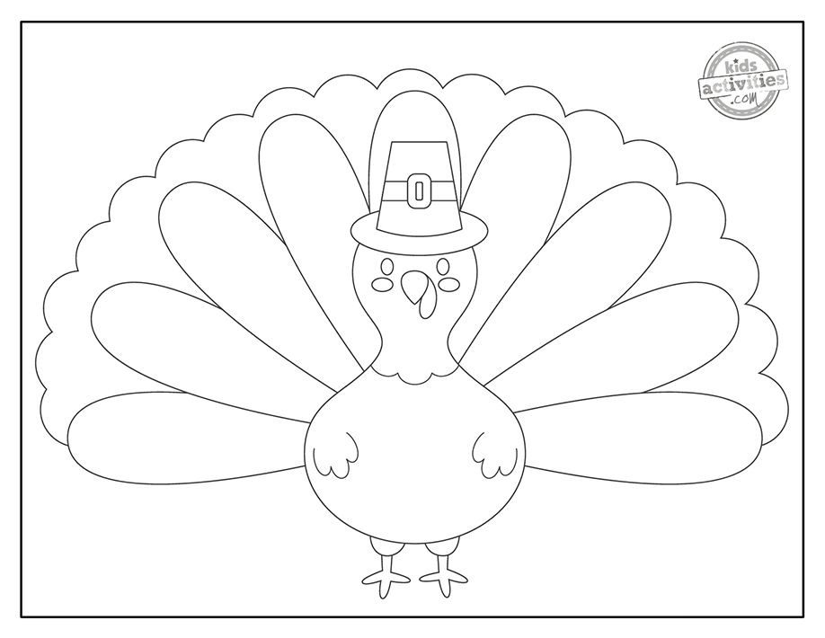 Free printable thanksgiving turkey coloring pages kids activities blog