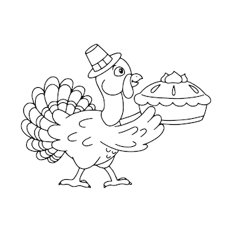 Page turkey outline simple images