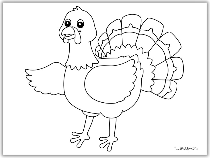 Thanksgiving coloring pages for kids