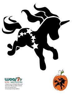 Dragon and unicorn pumpkin stencils woo jr kids activities childrens publishing