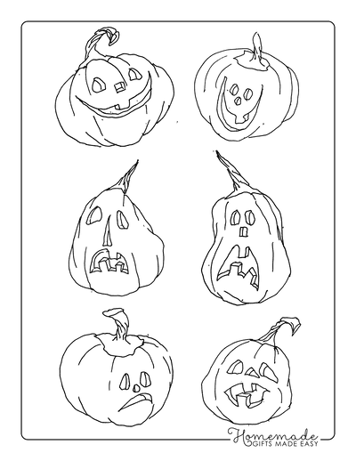 Free pumpkin coloring pages for kids adults