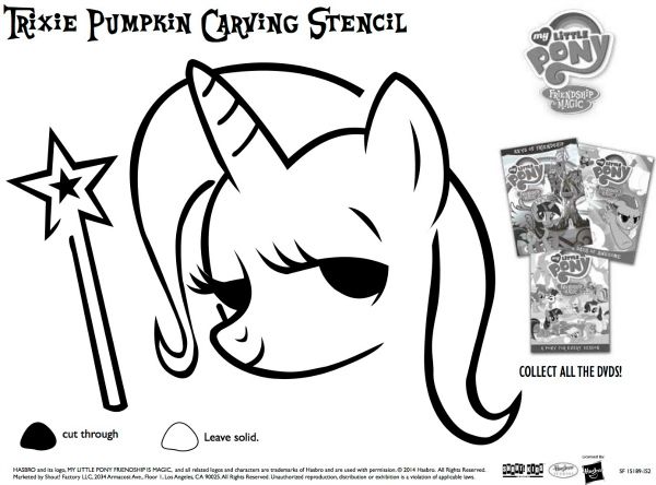 Free printable my little pony halloween pumpkin stencil halloween pumpkin stencils my little pony unicorn pumpkin stencil