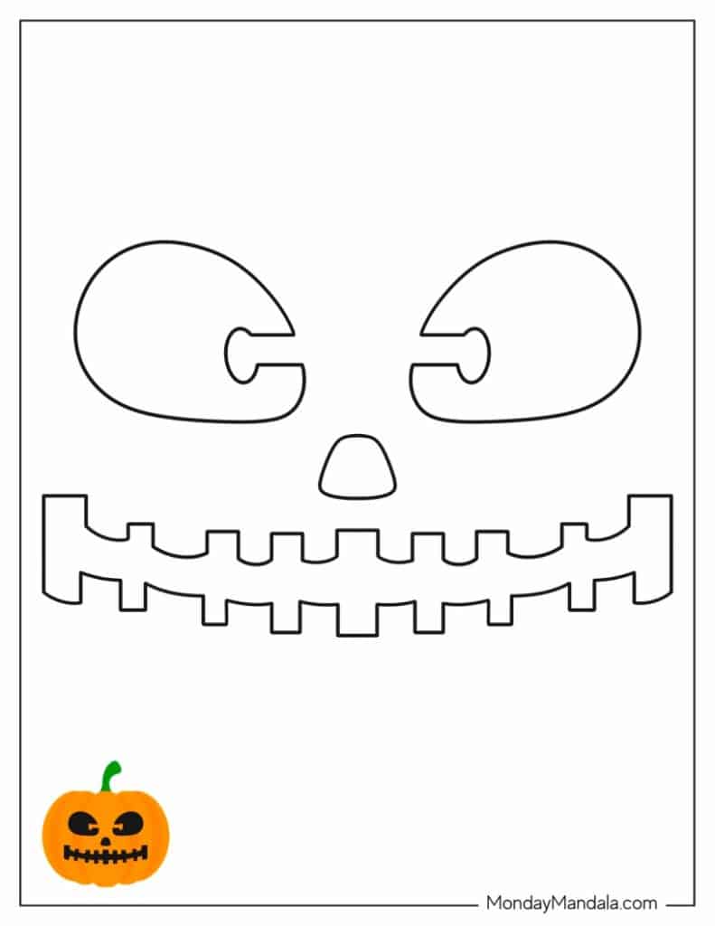 Pumpkin carving stencils free pdf printables