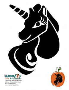 Dragon and unicorn pumpkin stencils woo jr kids activities childrens publishing