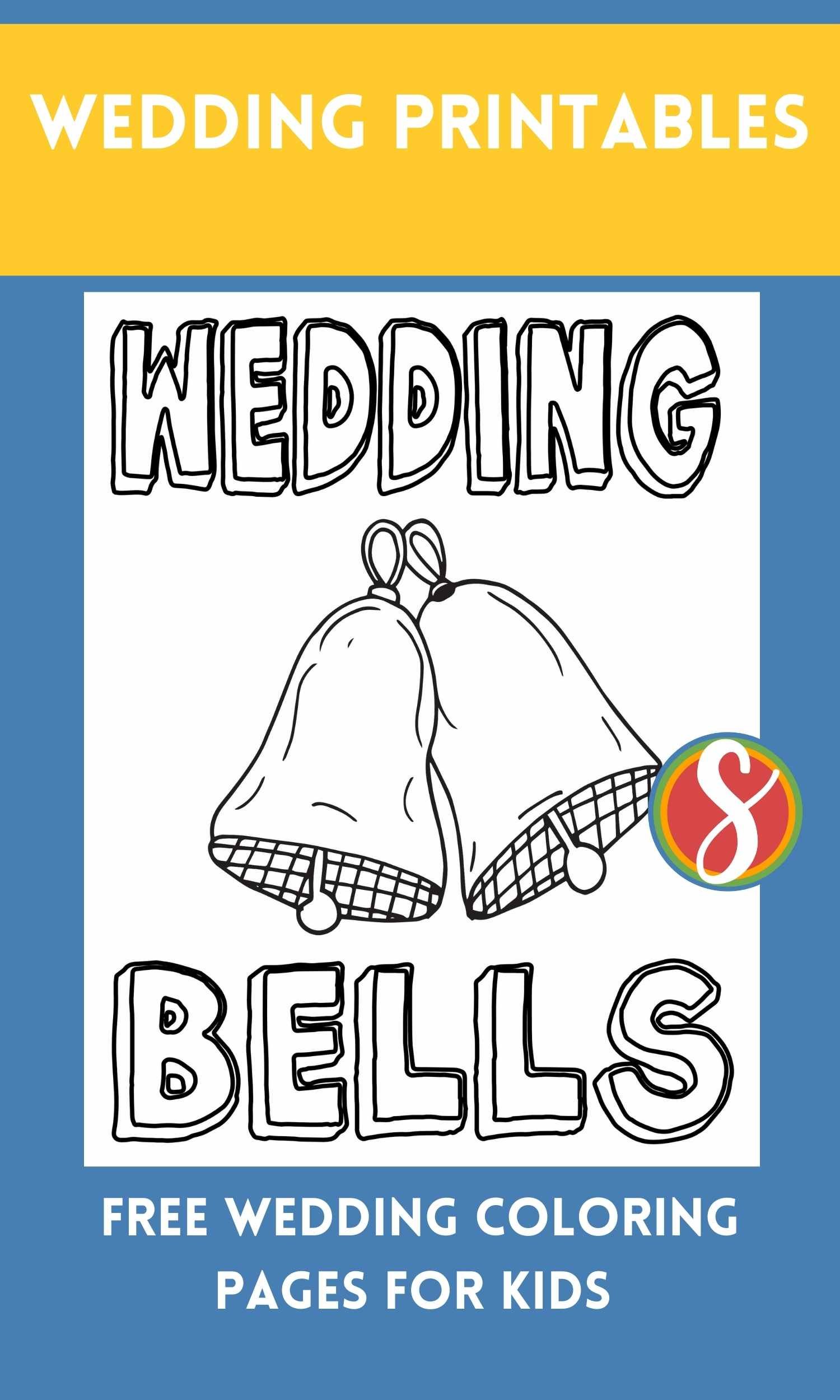 Free wedding coloring pages â stevie doodles