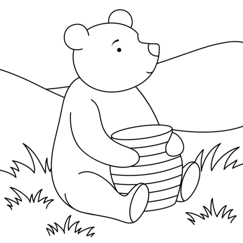 Winnie the pooh coloring pages free coloring pages