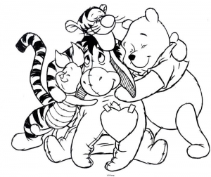 Free winnie the pooh coloring pages