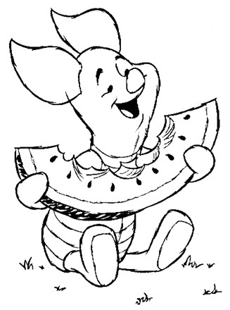 Winnie the pooh coloring page