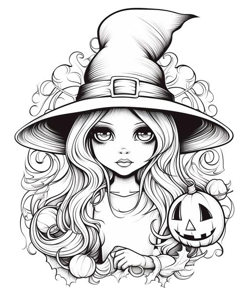 Free printable halloween coloring pages list