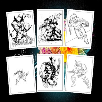 Discover the marvel magic printable wolverine coloring pages for kids