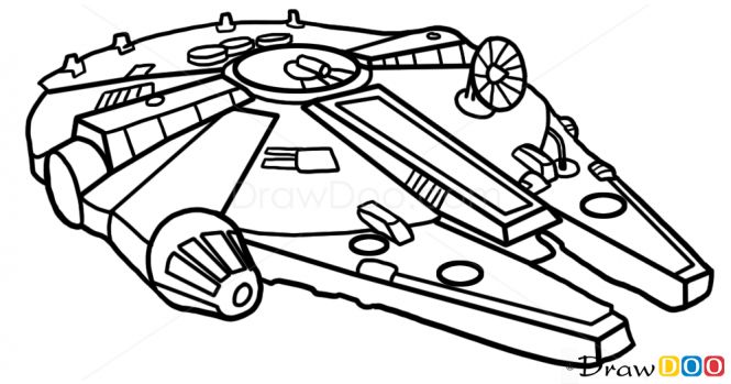 How to draw millennium falcon star wars spaceships star wars characters drawings star wars drawings star wars tattoo