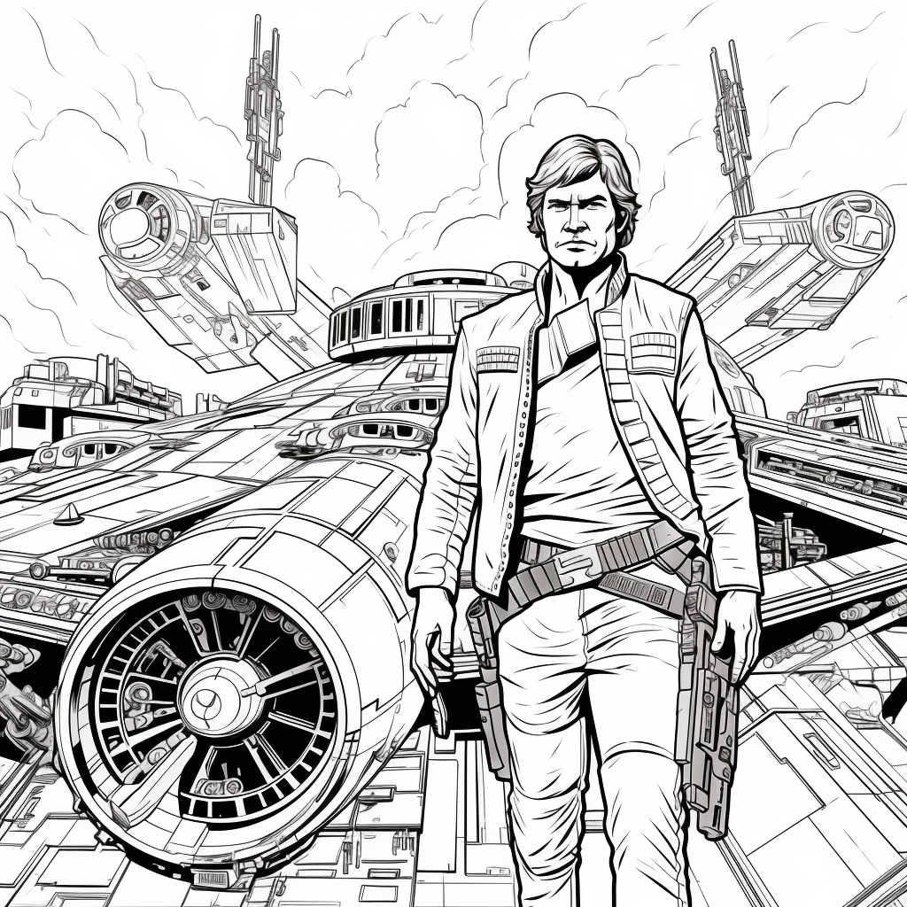 Printable star wars coloring pages for young padawans