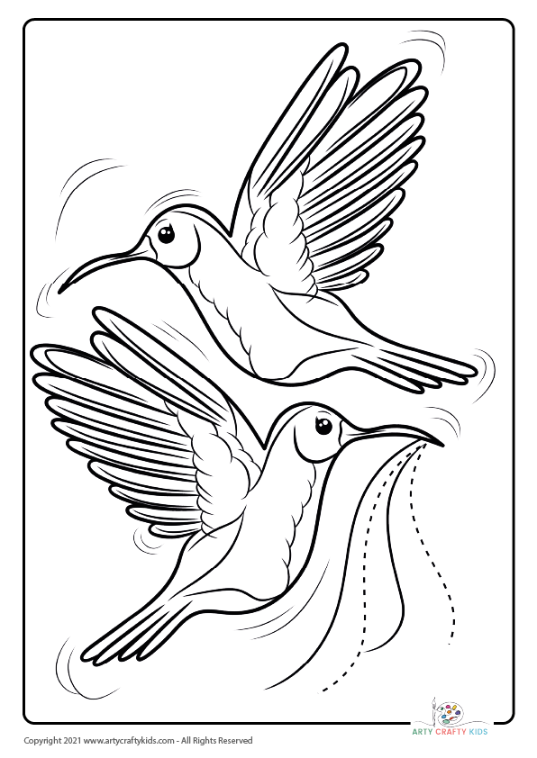 Bird coloring pages