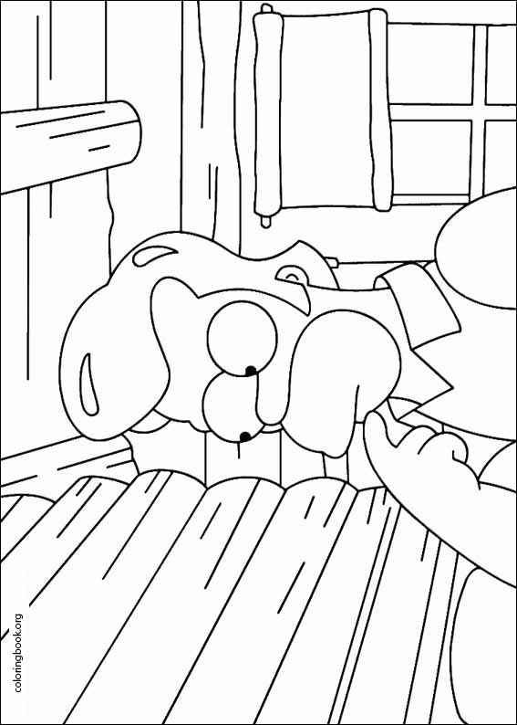 The simpsons coloring page