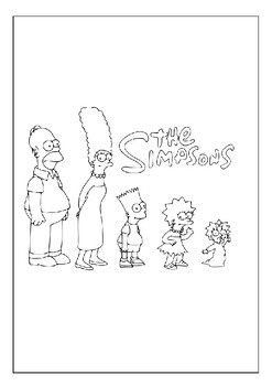 The ultimate coloring experience with the simpsons printable pages for kids pdf