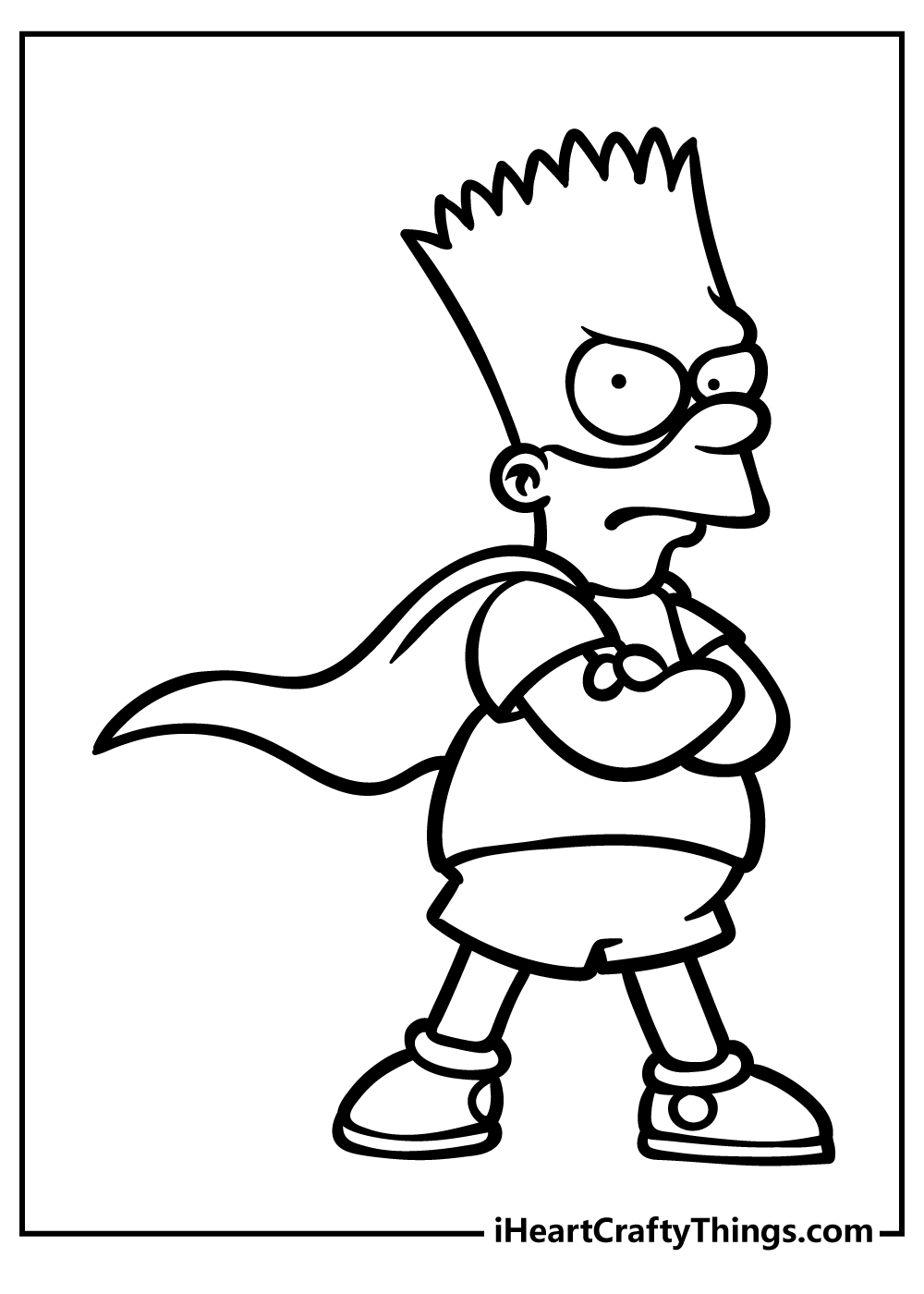 Simpsons coloring pages free printables