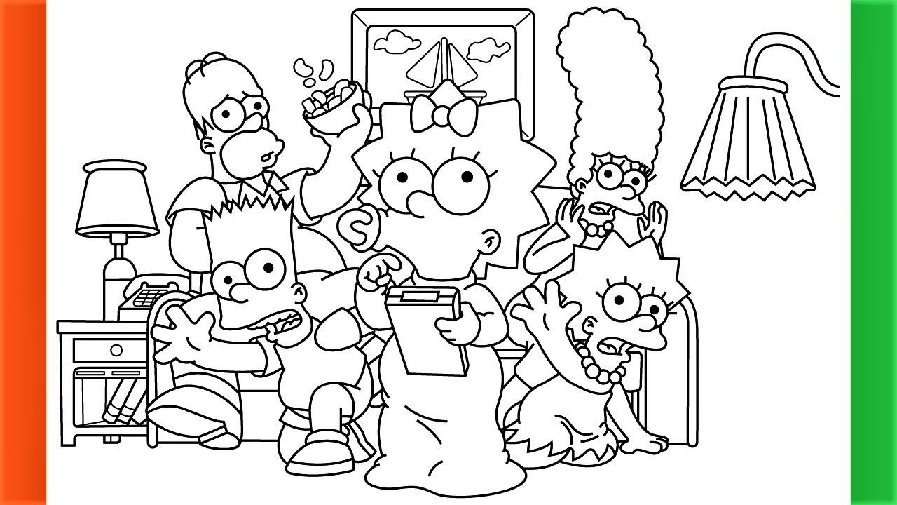 How to draw simpsons family step by step easy draw