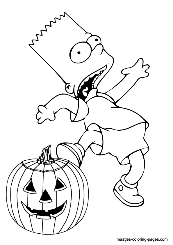 Halloween coloring page