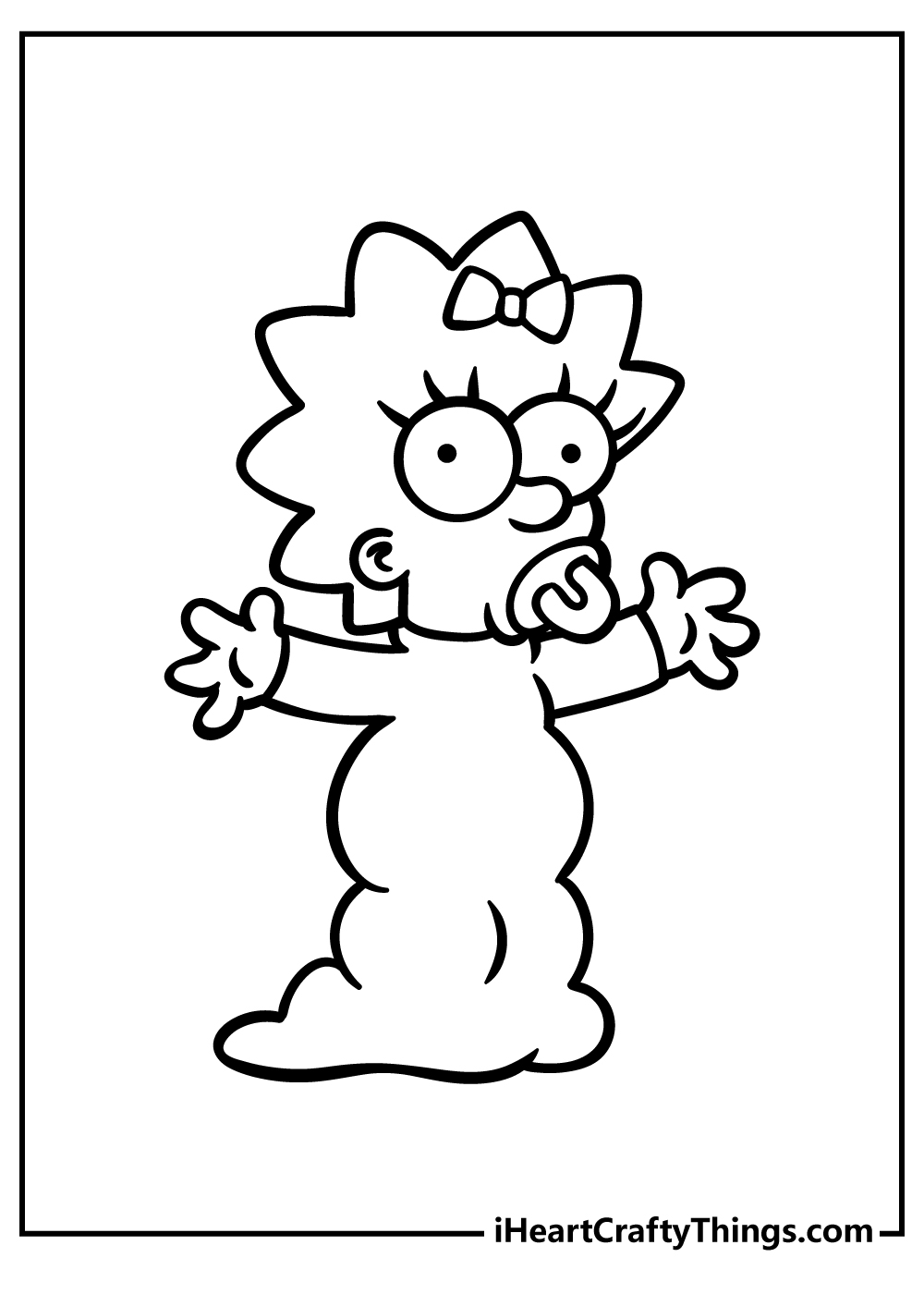 Simpsons coloring pages free printables