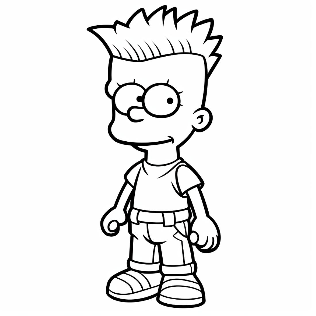 Simpsons coloring pages