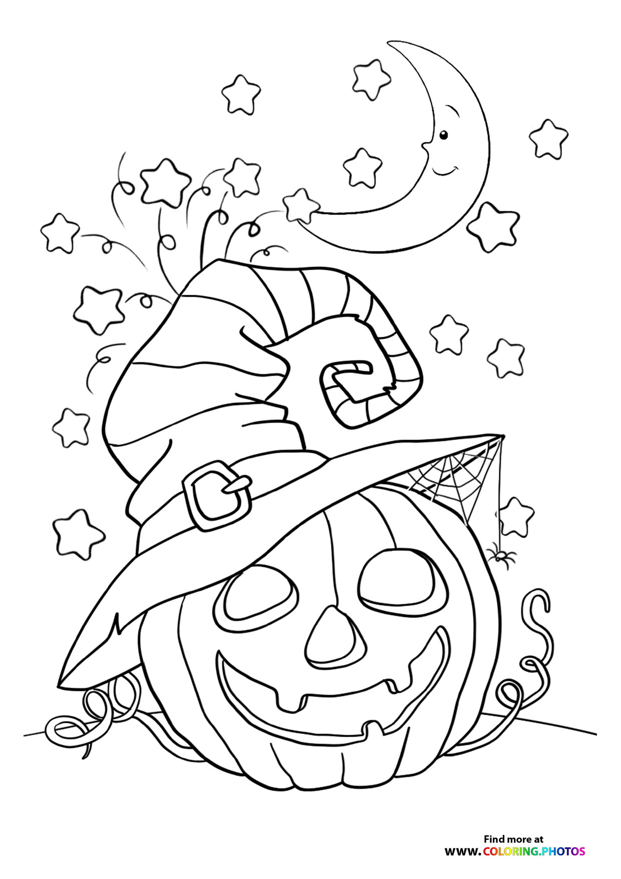 Halloween pages free and easy print or download printables