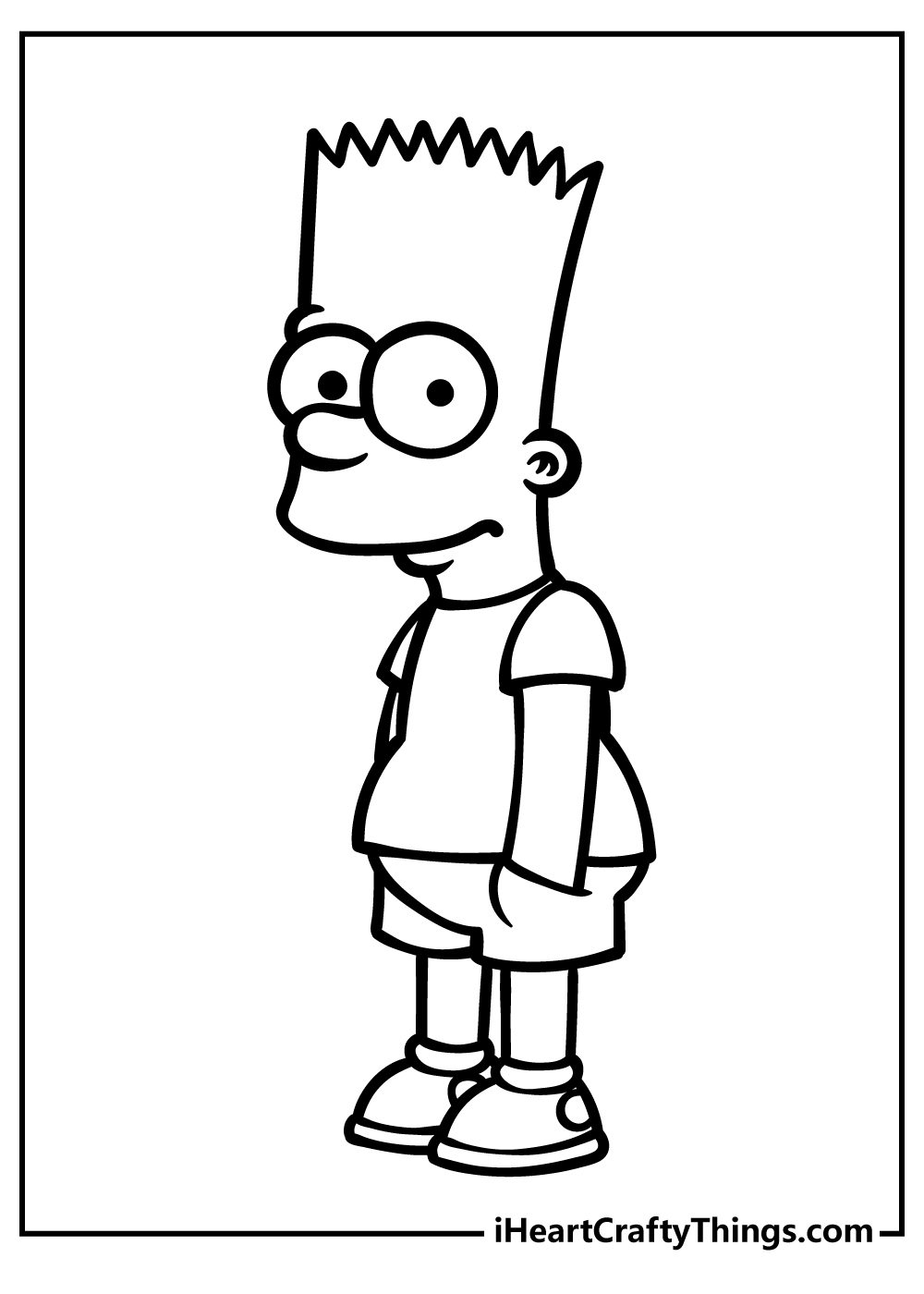 Simpsons coloring pages free printables