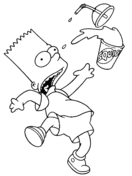 The simpsons coloring pages free coloring pages