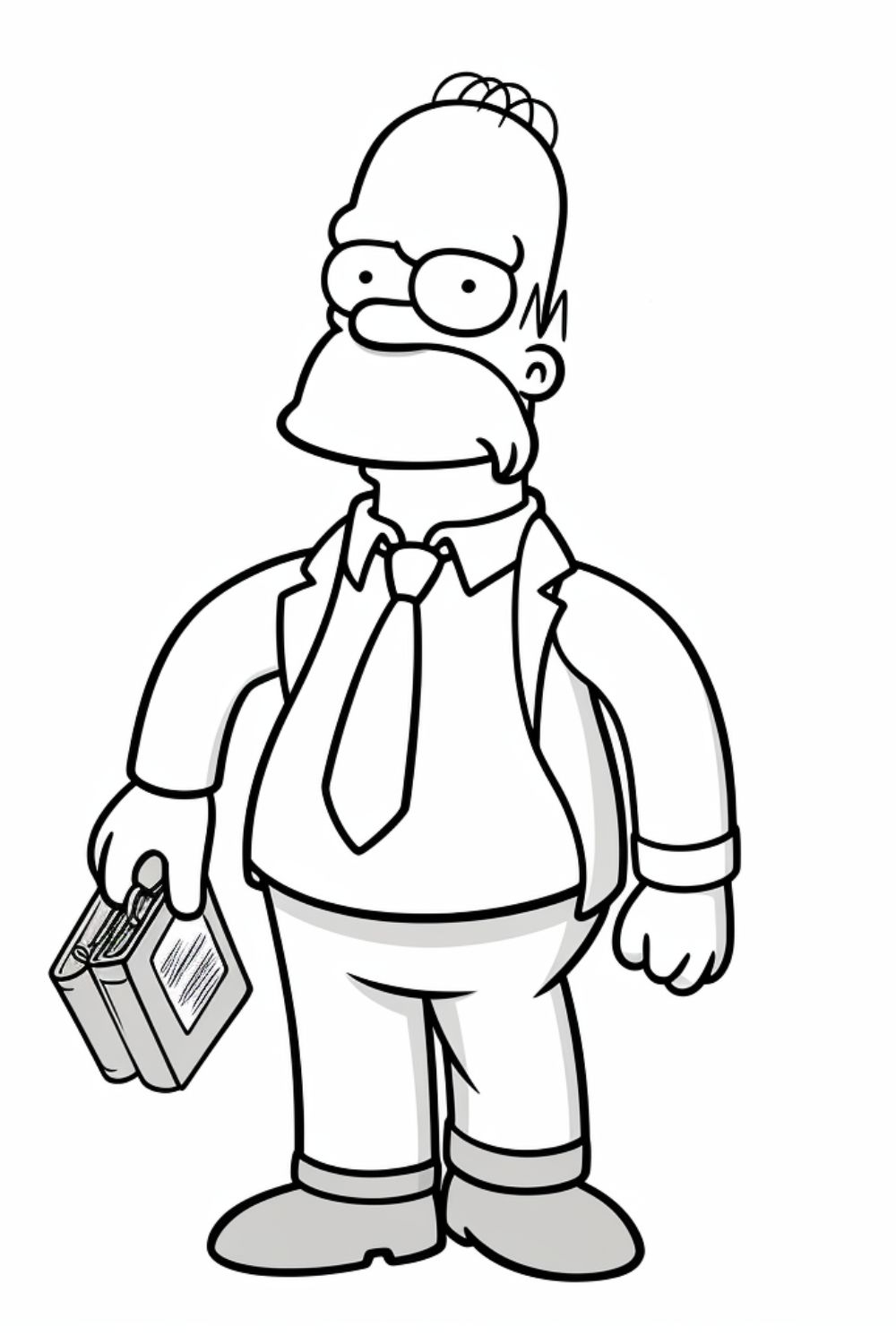 Simpsons coloring pages