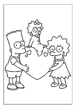 The ultimate coloring experience with the simpsons printable pages for kids pdf